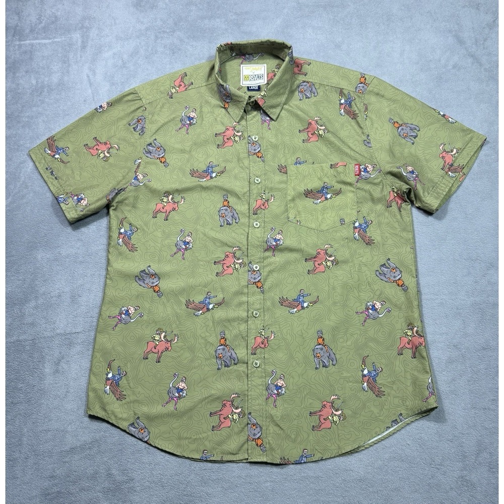 RSVLTS Shirt Mens L The Sandlot x RSVLTS All Over Print Movie Athleisure Dad